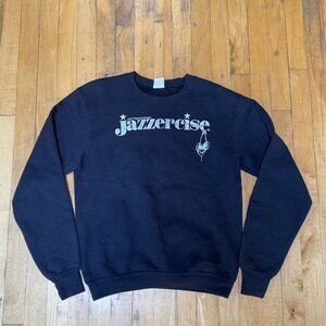 VTG 90s Jazzercise Pullover Spell Out Crewneck Sweatshirt - Size Medium M